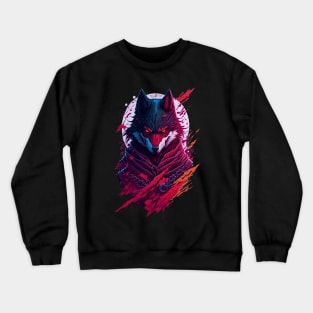 Evil Ninja Wolf Crewneck Sweatshirt